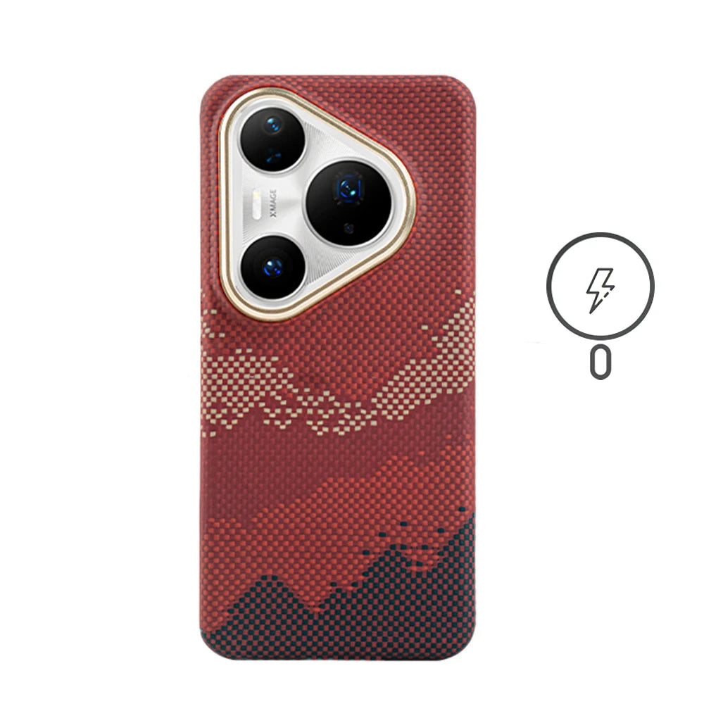 Huawei Pura 80 Kevlar Case - Military-Grade Slim Fit Magnetic Cover Rainbow China Mainland Tidesmit