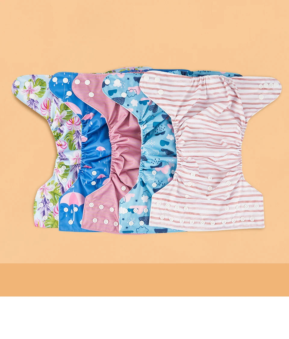 HappyFlute Fashion Style Hot Sale 3-15kg Baby Super Soft Suede Cloth Inner Fabric Reusable&Washable Eco-friendly Pockete Diaper
