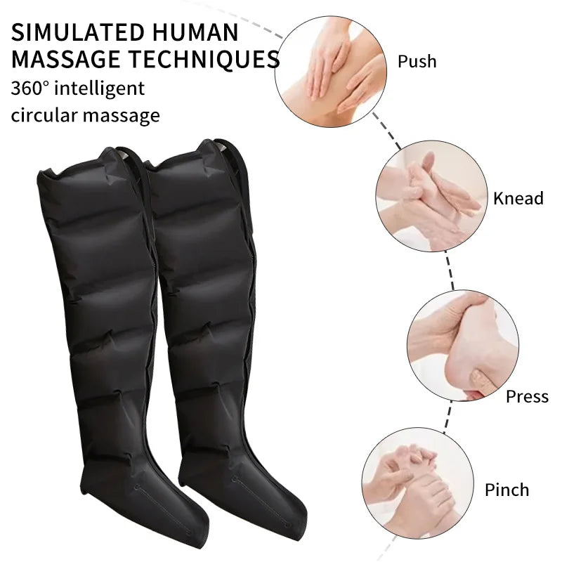 Leg Massager for Circulation: Air Compression Relief by Tidesmit Body Shaping Massage Equipment Tidesmit