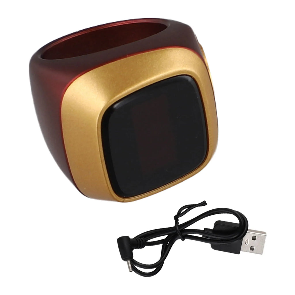 Smart Zikr Ring Counter Waterproof Health Monitor by Tidesmit Tidesmit