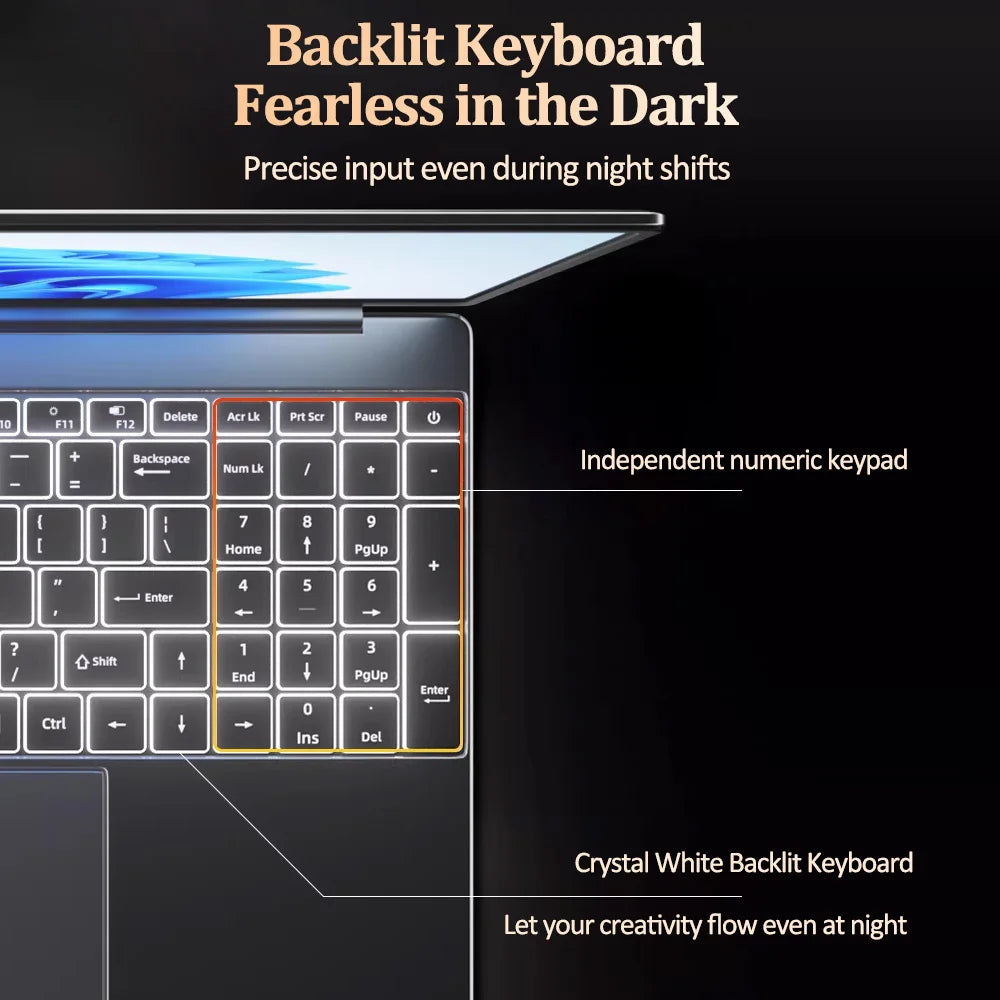 Notebook 15.6 Inch Laptop Windows 11 Intel 6500Y IPS DDR3 1920*1080 8GB DDR4 RAM 256GB 512GB SSD Windows Cheap Portable computer