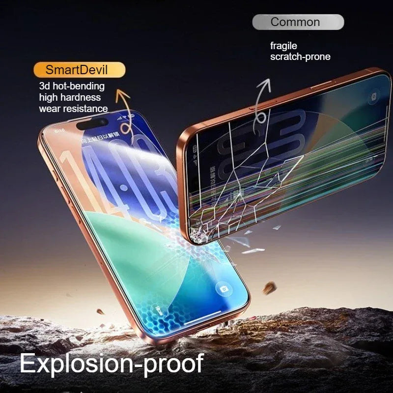 iPhone 17 Pro Max Screen Protector - 9H Tempered Glass HD Anti-Scratch Tidesmit
