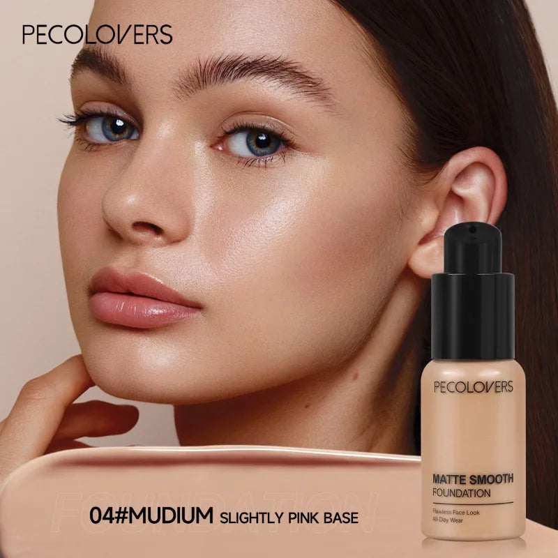 Tidesmit waterproof liquid foundation texture close-up for long-lasting sweat-proof natural face makeup coverage