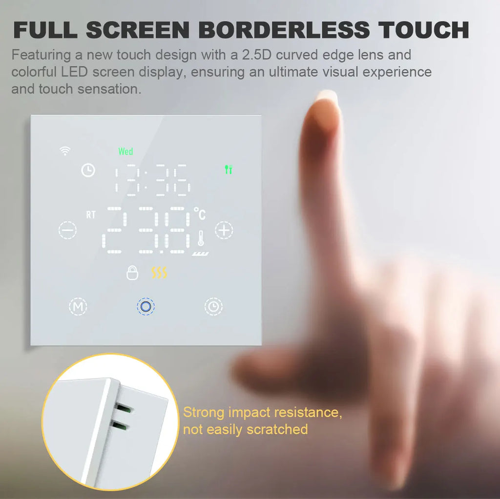 Smart Floor Heating Thermostat WiFi Tuya Temperature Controller Electric/Water/Gas Boiler Remote Thermoregulator Alexa Google