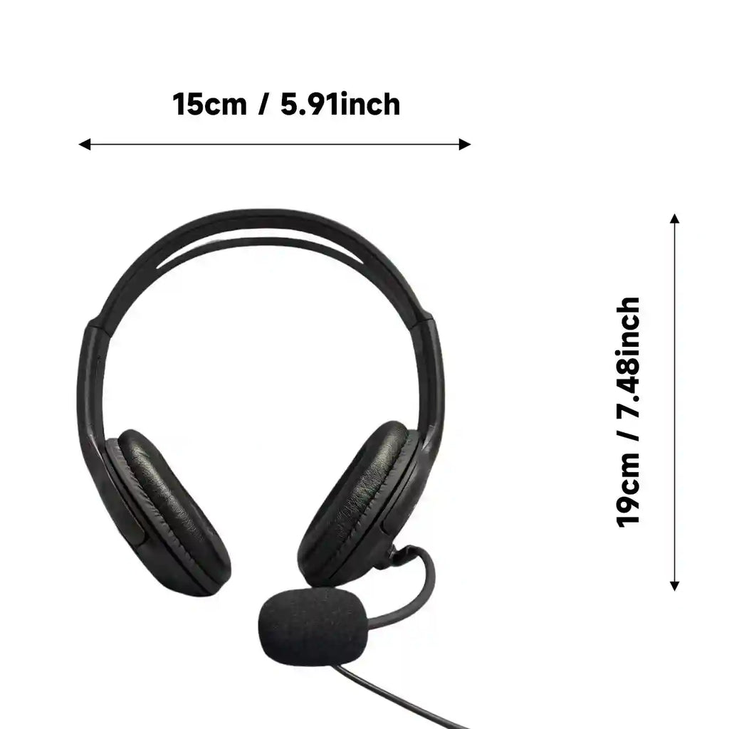 Wired Over-Ear Gaming Headphones - Noise-Canceling Black - Tidesmit Tidesmit