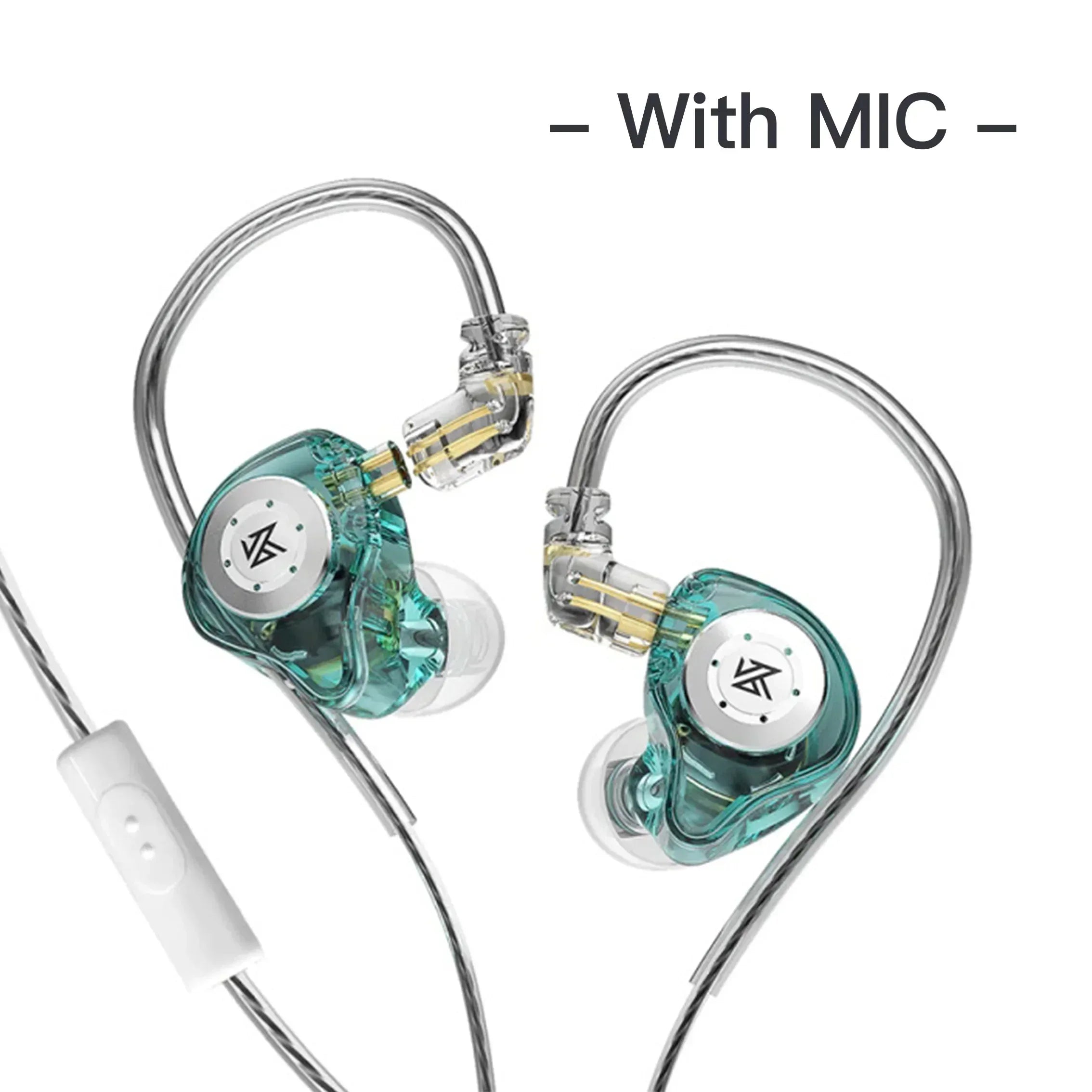 Wired In-Ear Gaming Earphones: HiFi Bass Noise Cancelling Tidesmit Cyan MIC China Mainland Tidesmit