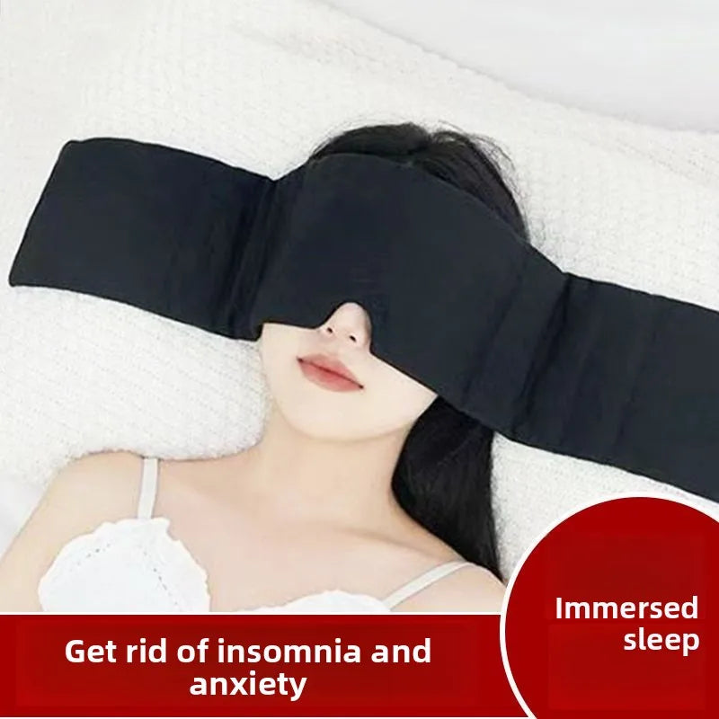 Gravity Sleep Mask Weighted Eye Mask Light Blocking Headband Fatigue Relief Sleeping Aid for Men Women Relaxation Tool Christmas