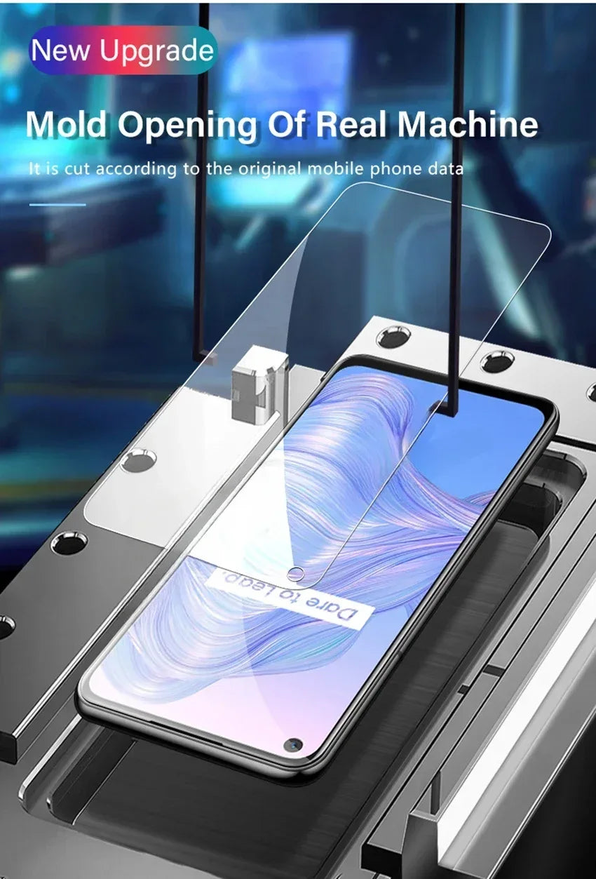 Realme Tempered Glass Screen Protector - 9H Hardness 3 Pack Tidesmit