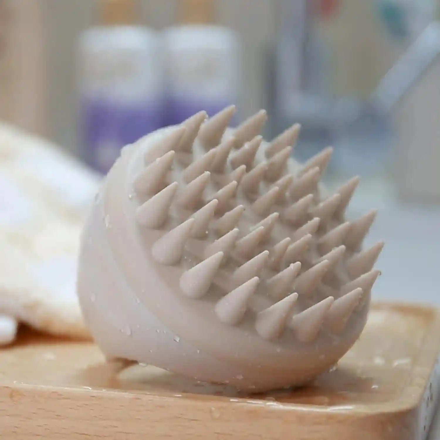 Scalp Massager Shampoo Brush Silicone Hair Scrubber | Tidesmit Massage Cushion Tidesmit
