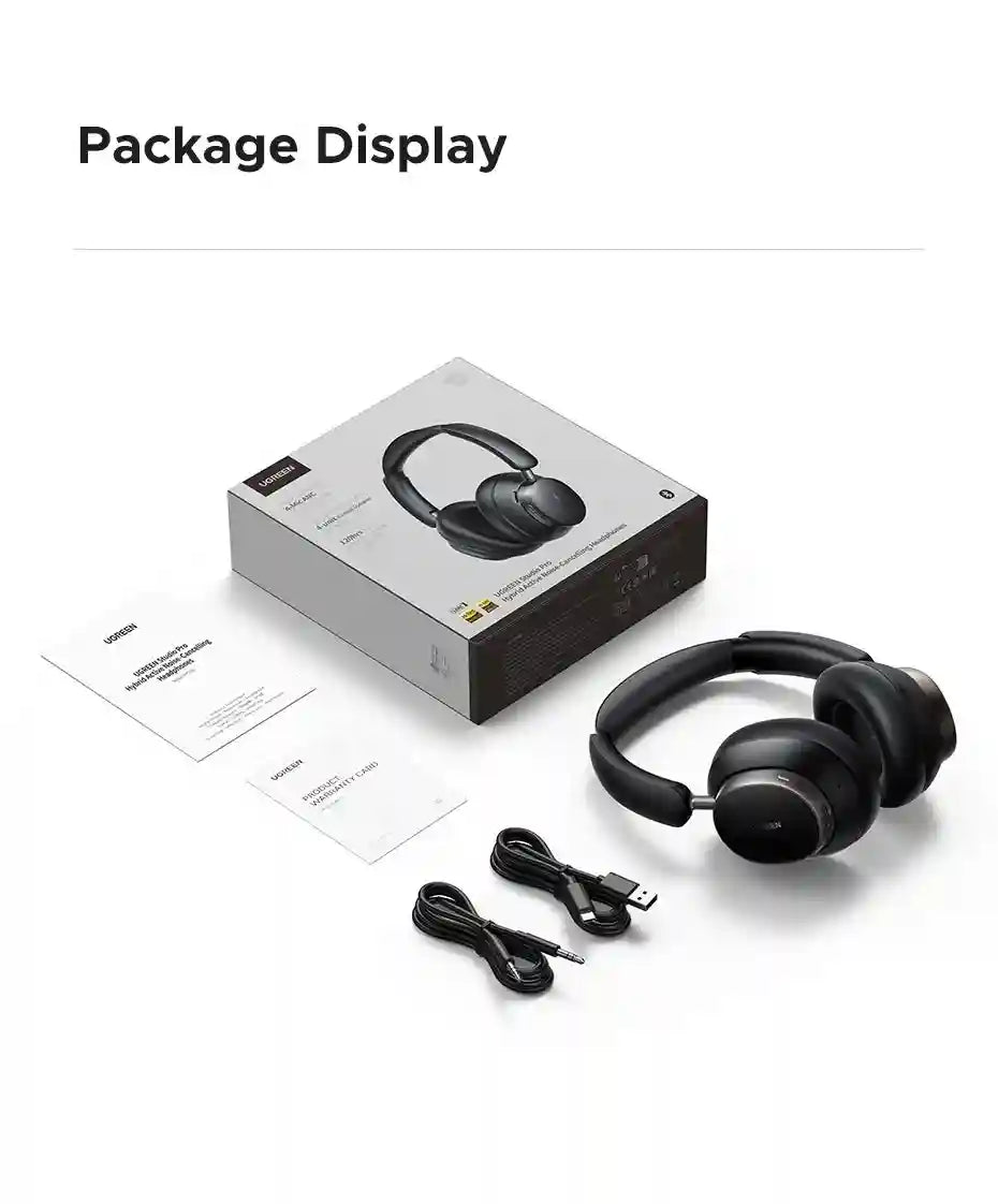 Wireless Noise Cancelling Over-Ear Headphones - 120H Studio Pro Audio Tidesmit