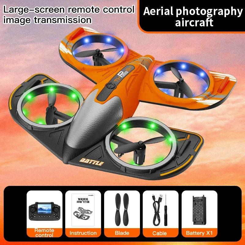 Mini Camera Drone with Long Range and Extended Flight Time - Blue with screen Tidesmit