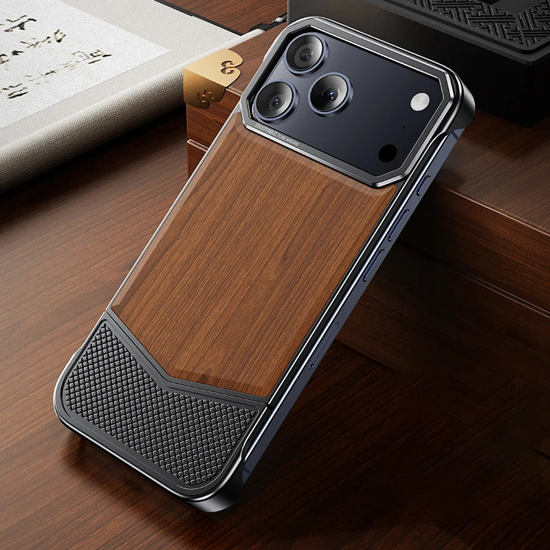 iPhone 17 Pro Max Phone Case | Slim Shock-Absorbing Wood Shell Tidesmit