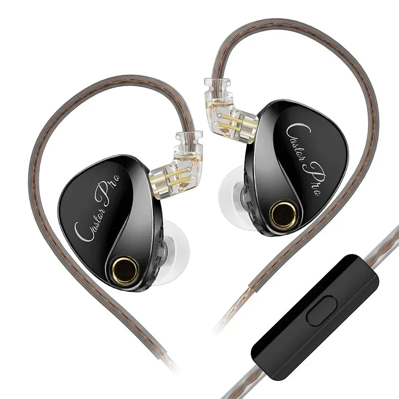 KZ Castor Tunable Bass HiFi Wired Earphones by Tidesmit Improved Bass MIC Tidesmit