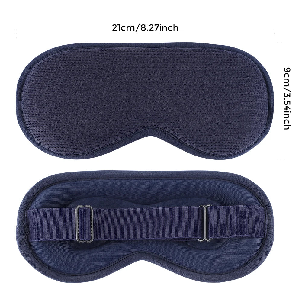 Heated Eye Massager Mask for Stress Relief - Portable Wellness Device Relaxation Treatment Tidesmit