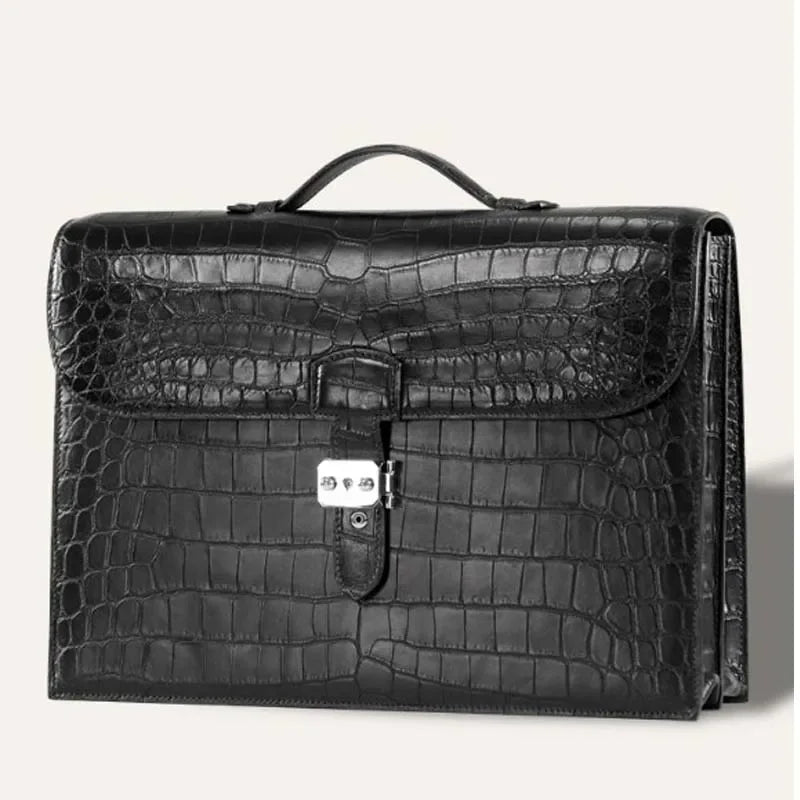 Cestbeau  lock buckle man briefcase whole skin men  bag male bag business