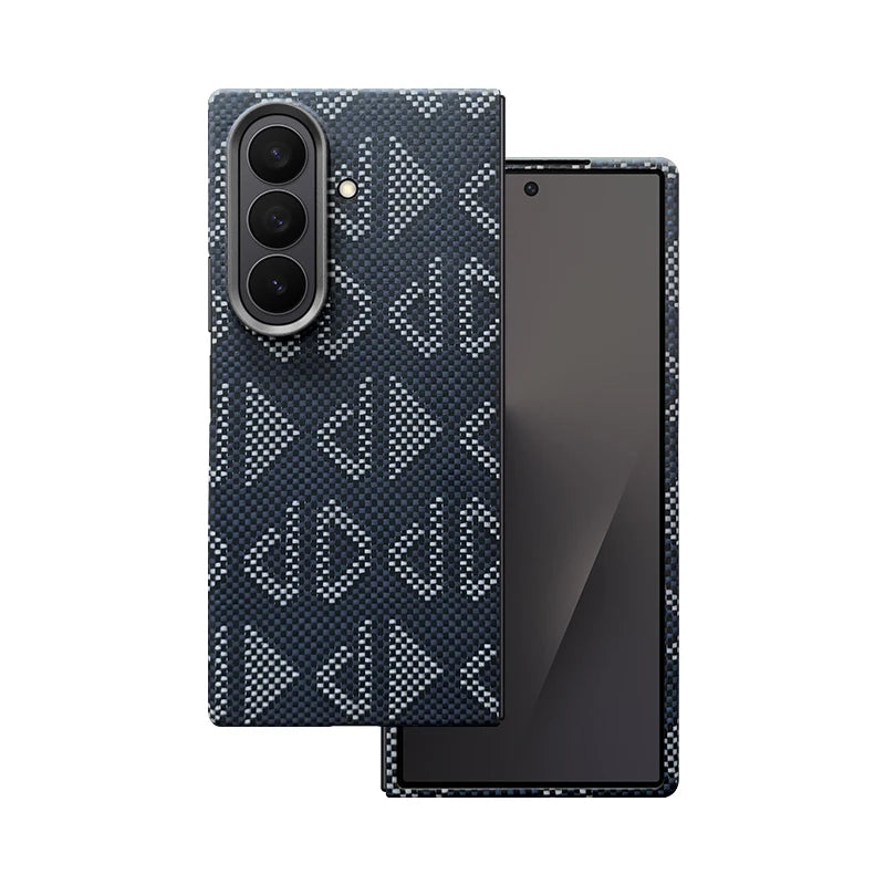 Samsung Galaxy Z Fold 7 Aramid Carbon Fiber Magnetic Case Tidesmit
