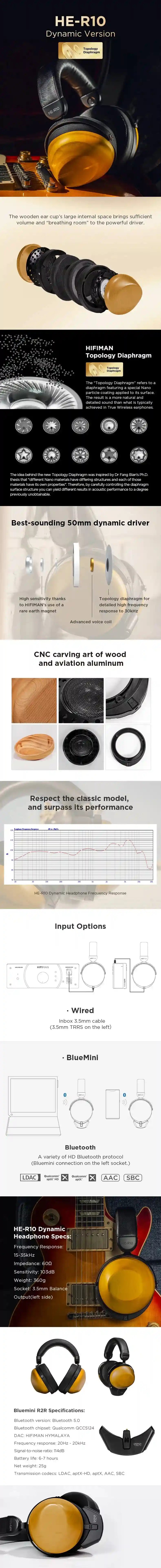 Closed-Back Over-Ear Studio Headphones with Dynamic Driver Accuracy Tidesmit