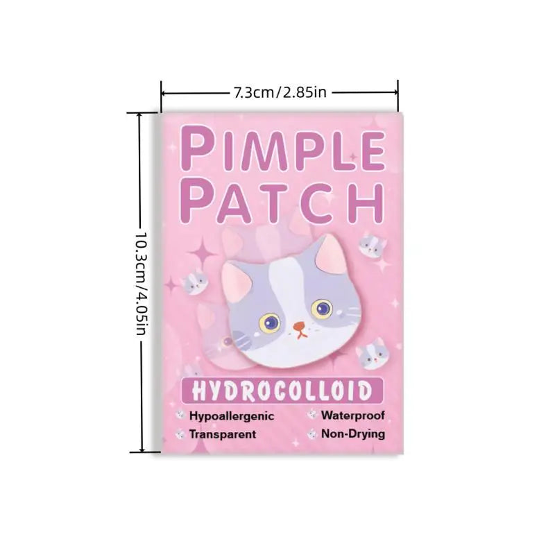 600Pcs Acne Patches Cat Shaped Acne Heal Sticker Colorful Acne Cover Removal Pimple Patch Anti-Acne Hydrocolloid Sticker