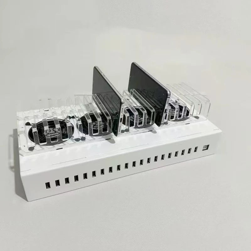 USB Phone Farm Hub: Multi-Port Batch Control Station for Smartphones 20 USB port 220V Tidesmit