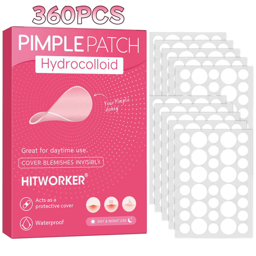 540/360pcs/box invisible acne patch set - deep cleaning high-quality water-based acne stickers, gentle and skin friendly