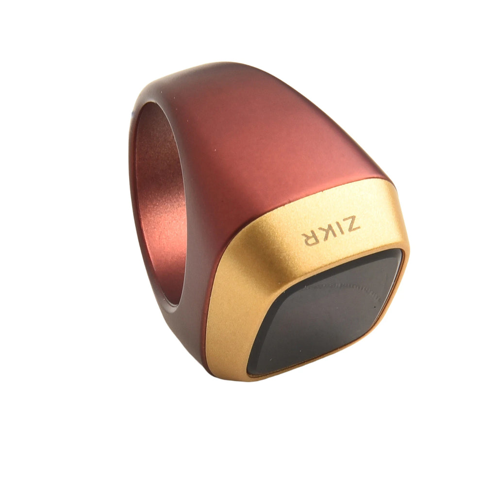 Smart Zikr Ring With Digital Counter, Vibration Alerts, and Health Tracking Tidesmit