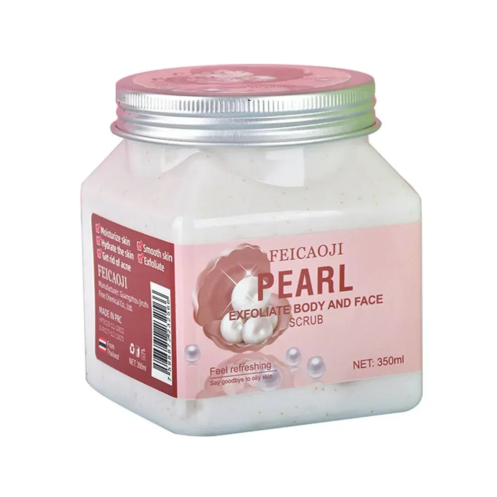 Exfoliating Body Scrub 350ml | Deep Cleansing Hydrating Gel by Tidesmit Scrubs Treatments Pearl Tidesmit