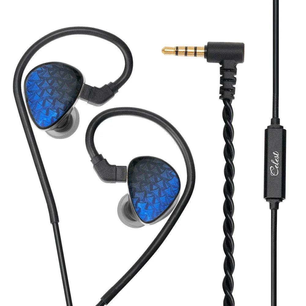 Celest Wyvern Wired In-Ear Monitors | 10mm LCP Driver | Tidesmit Tide 3.5mm One Mic China Mainland Tidesmit