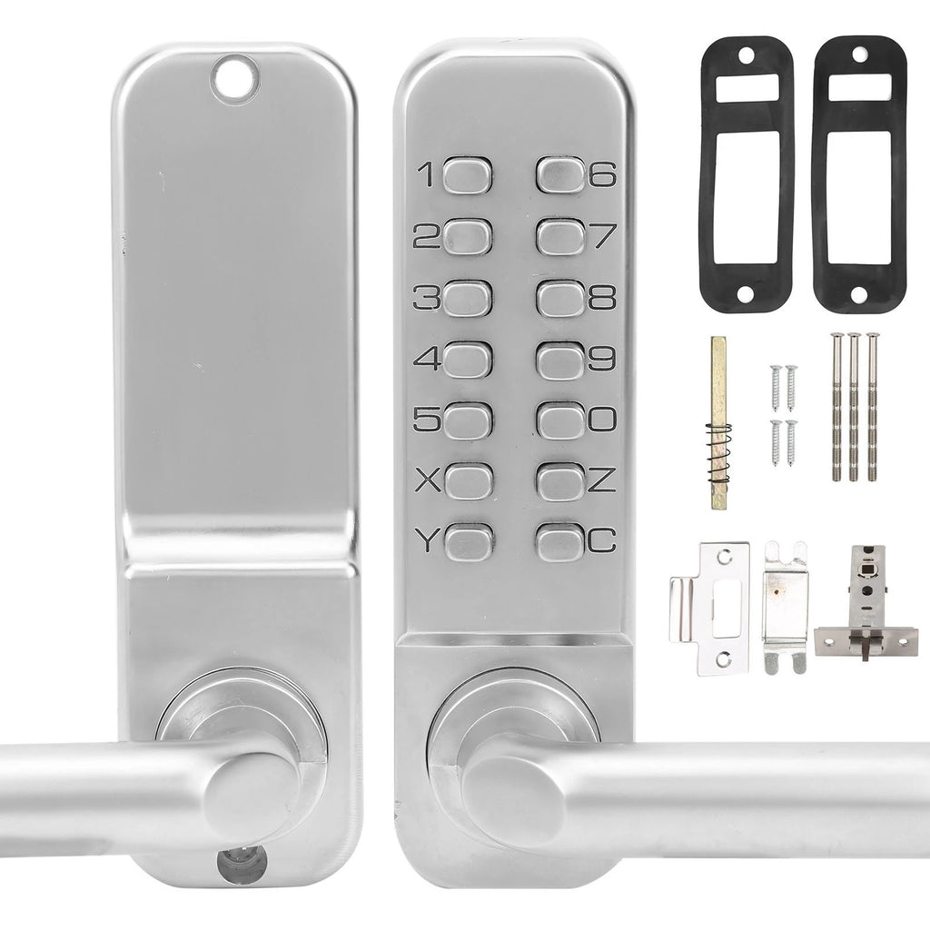 Smart Mechanical Digital Password Entry Non‑Power High Security Anti-Theft Safety Door Lock Durable for Home Office Access