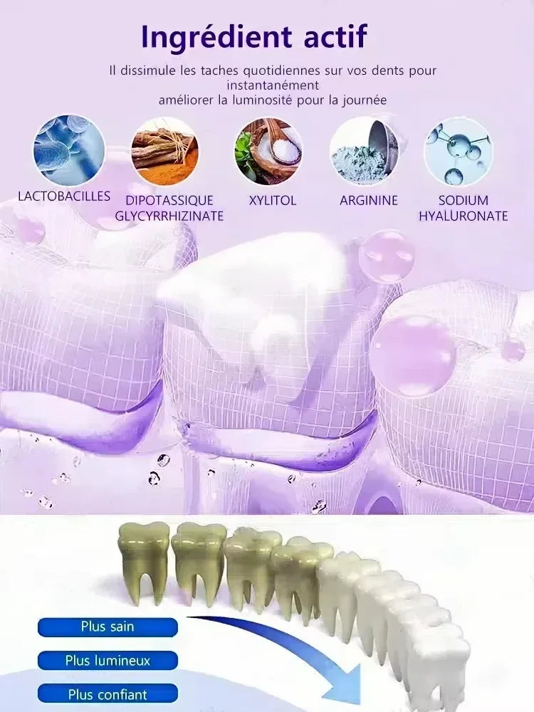 Tidesmit probiotic teeth whitening treatment for tooth decay repair and deep enamel cleaning