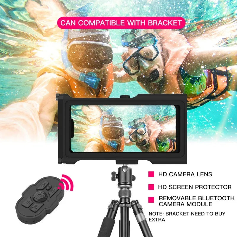 Samsung Galaxy Waterproof Diving Case with Bluetooth Remote Control Tidesmit