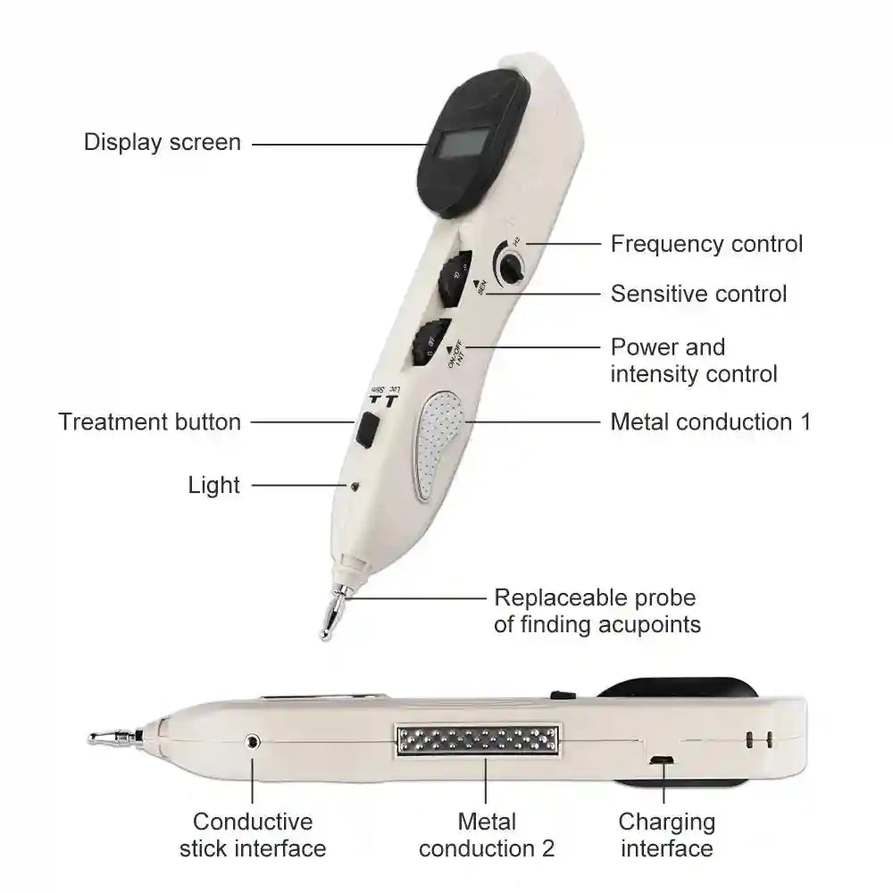 Acupuncture Pen Digital Electric Muscle Stimulator for Home Relaxation Relaxation Treatment Tidesmit