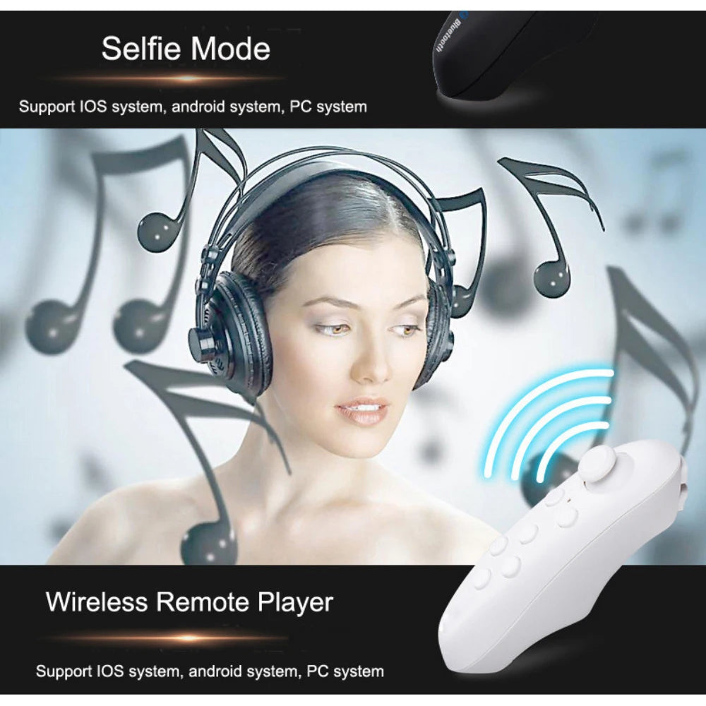 VR Headset for Smartphones with Bluetooth Control | Tidesmit Smart Glasses Tidesmit