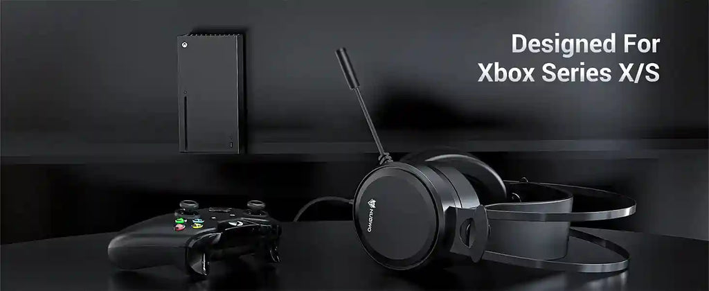 Tidesmit Gaming Headset with Noise Canceling Mic - Black PS5 PC Xbox Tidesmit