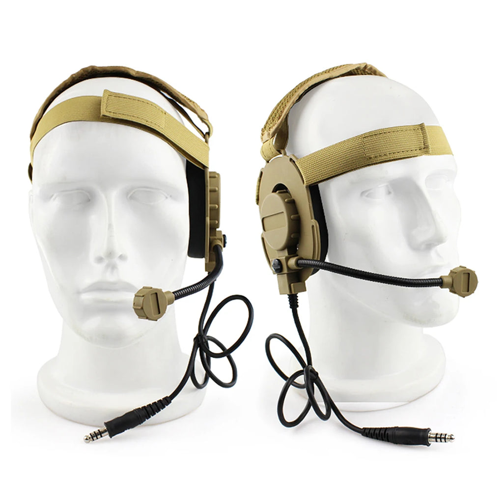 Tactical Shooting Headset with U94 PTT for Baofeng Radio - Tidesmit Tidesmit