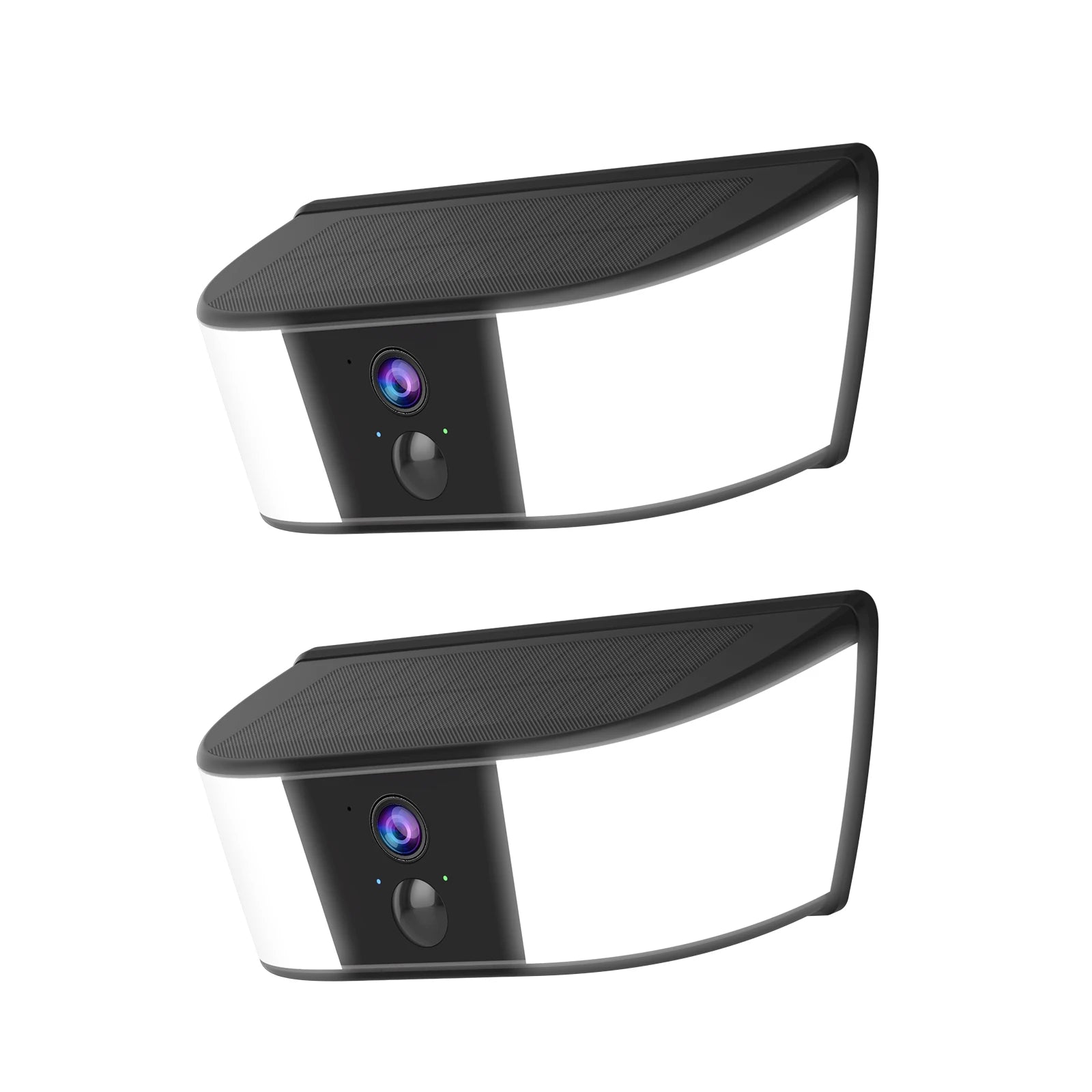 2K Solar Camera Wall Light Outdoor Surveillance Camera 5200mAh Battery Camera Color Night Vision Local Alarm Humanoid Detection