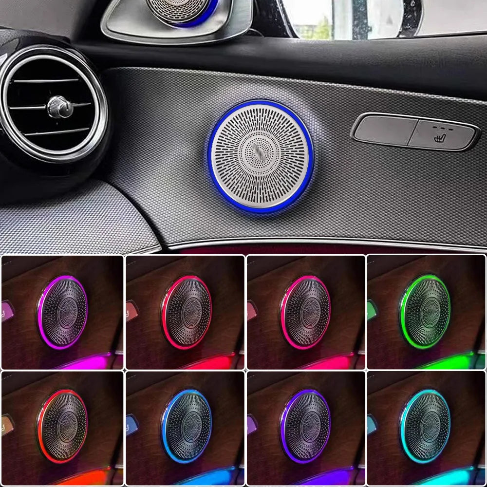 LED Ambient Speaker Covers for Mercedes Benz W205 W213 X253 Tidesmit