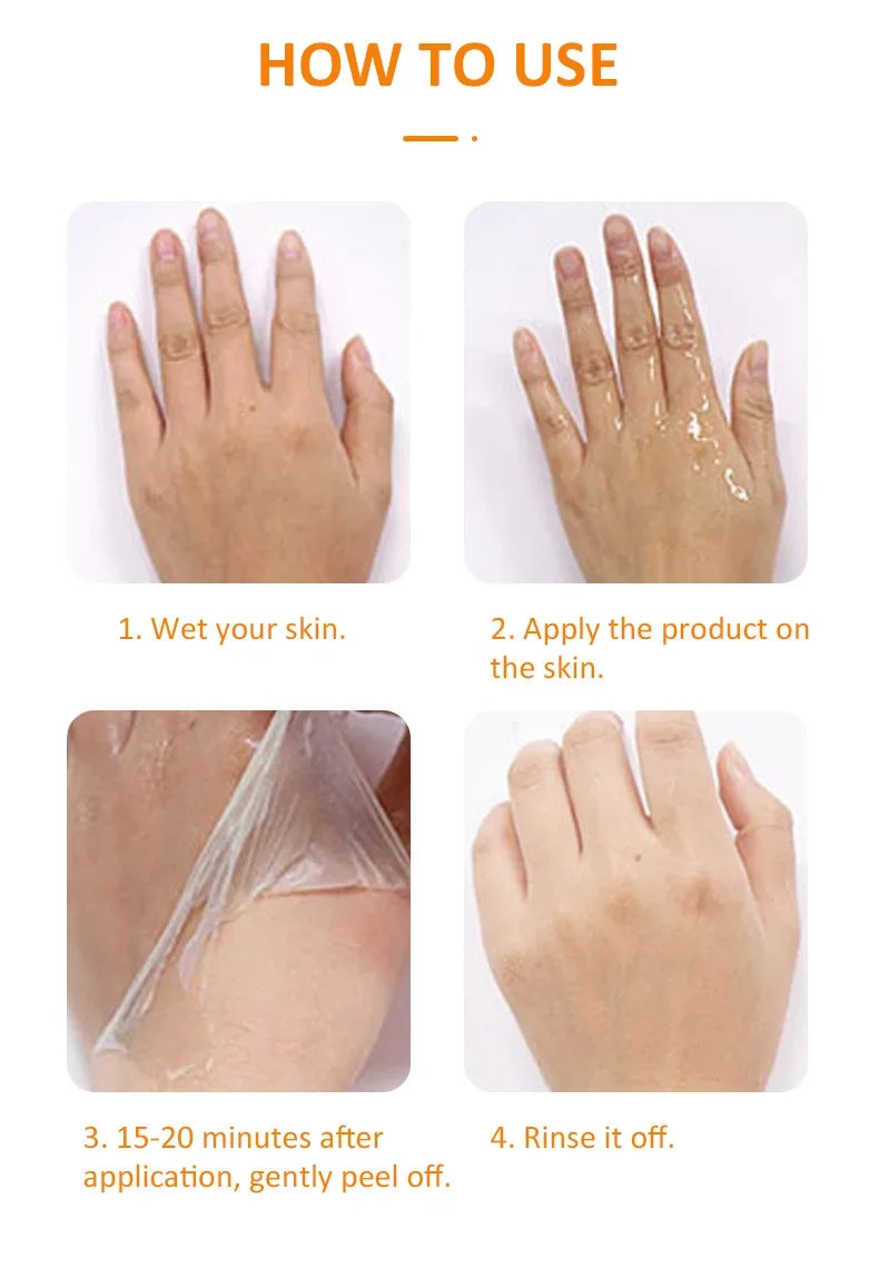 Orange Peeling Lotion for Gentle Body Exfoliation - Natural AHA Formula Scrubs Treatments Tidesmit