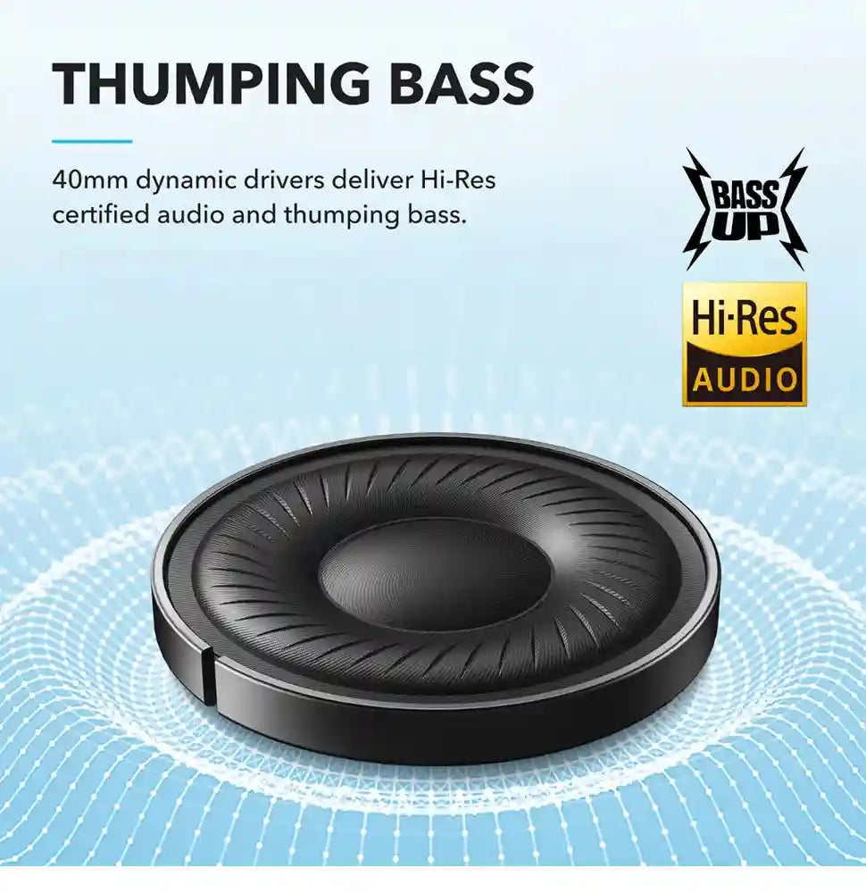 Wireless Active Noise Cancelling Headphones - Over-Ear Studio Monitor Tidesmit