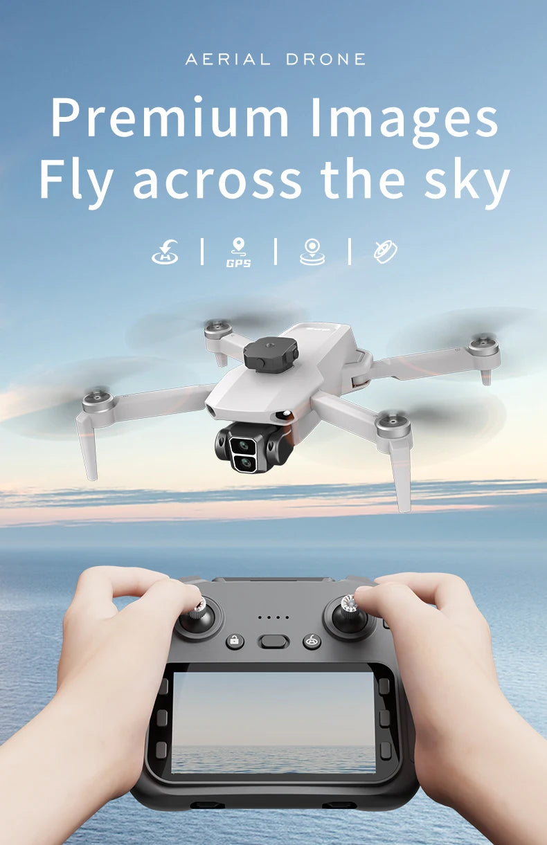 4K GPS Camera Drone with Obstacle Avoidance and EIS - L106-1 Tidesmit