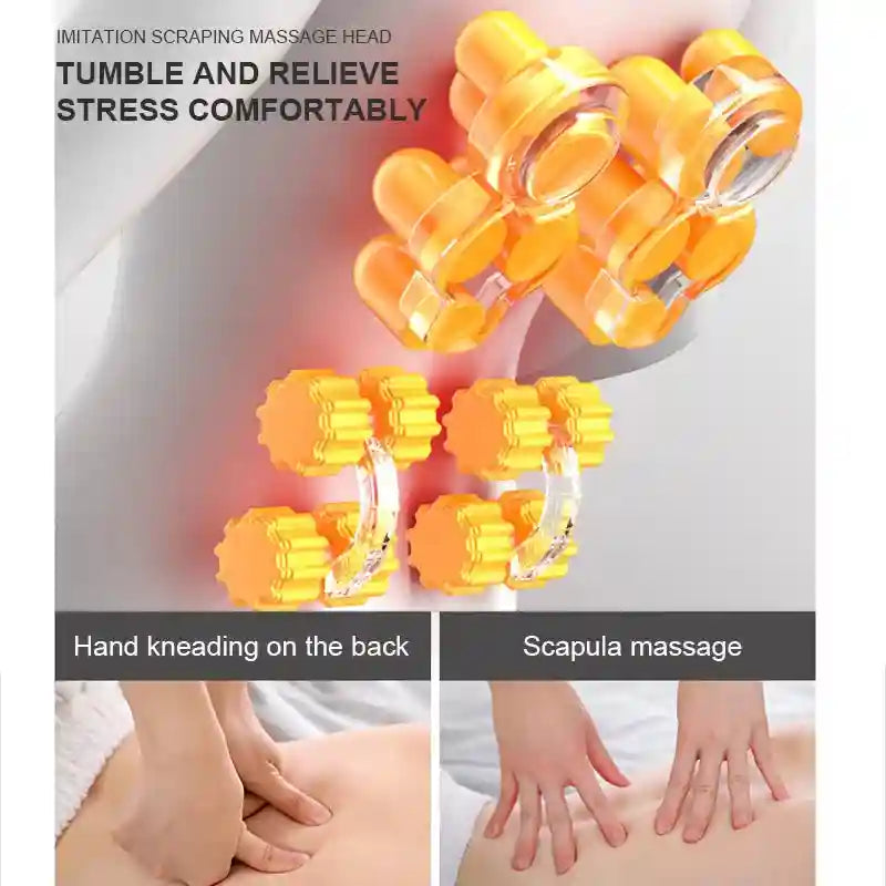 Electric Shiatsu Massage Roller for Deep Tissue Back and Neck Relief Massage Roller Tidesmit