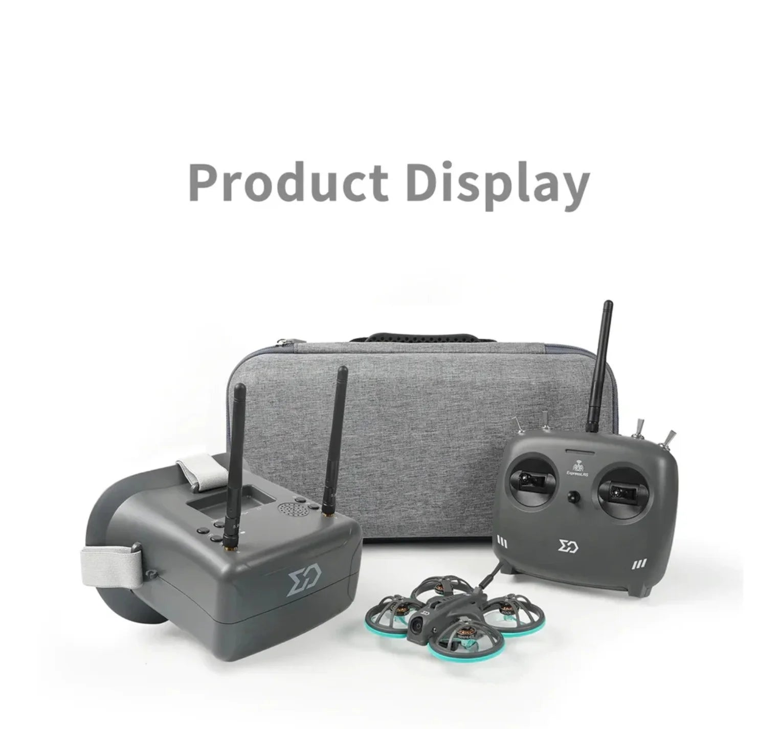 FPV Whoop Drone RTF 1S Analog Quadcopter - Precision Racing Setup Tidesmit