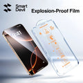 SmartDevil 1/2 PCS Dust-free Box Screen Protector for iPhone 17 Pro Max 17 Pro HD Tempered Glass Film for iPhone 17 Anti-scratch AE 1 Piece iPhone17 Tidesmit