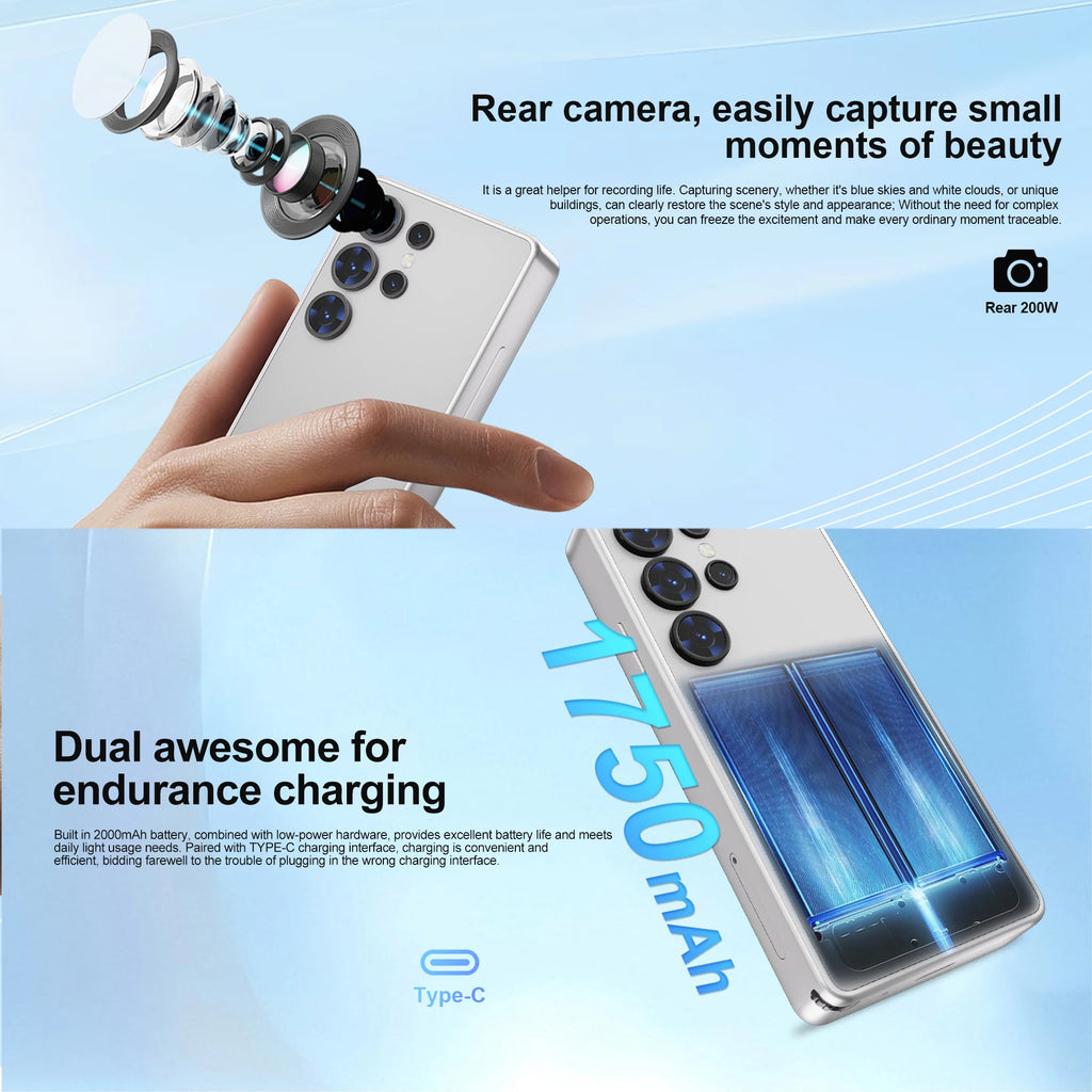 SERVO Built-in Stylus Mini Smartphone Android 3G Cellular 4" Display 16GB ROM GPS Face Unlock Tiny Mobile Phones WIFI Play Store