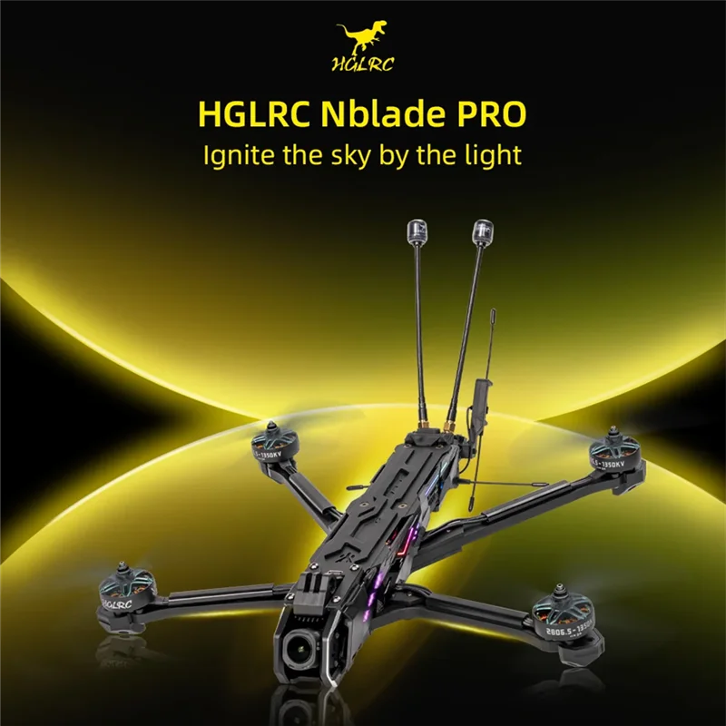 7 Inch Long Range FPV Drone with O4 Pro ELRS System for Precision Flight Power Kit NO RX Tidesmit