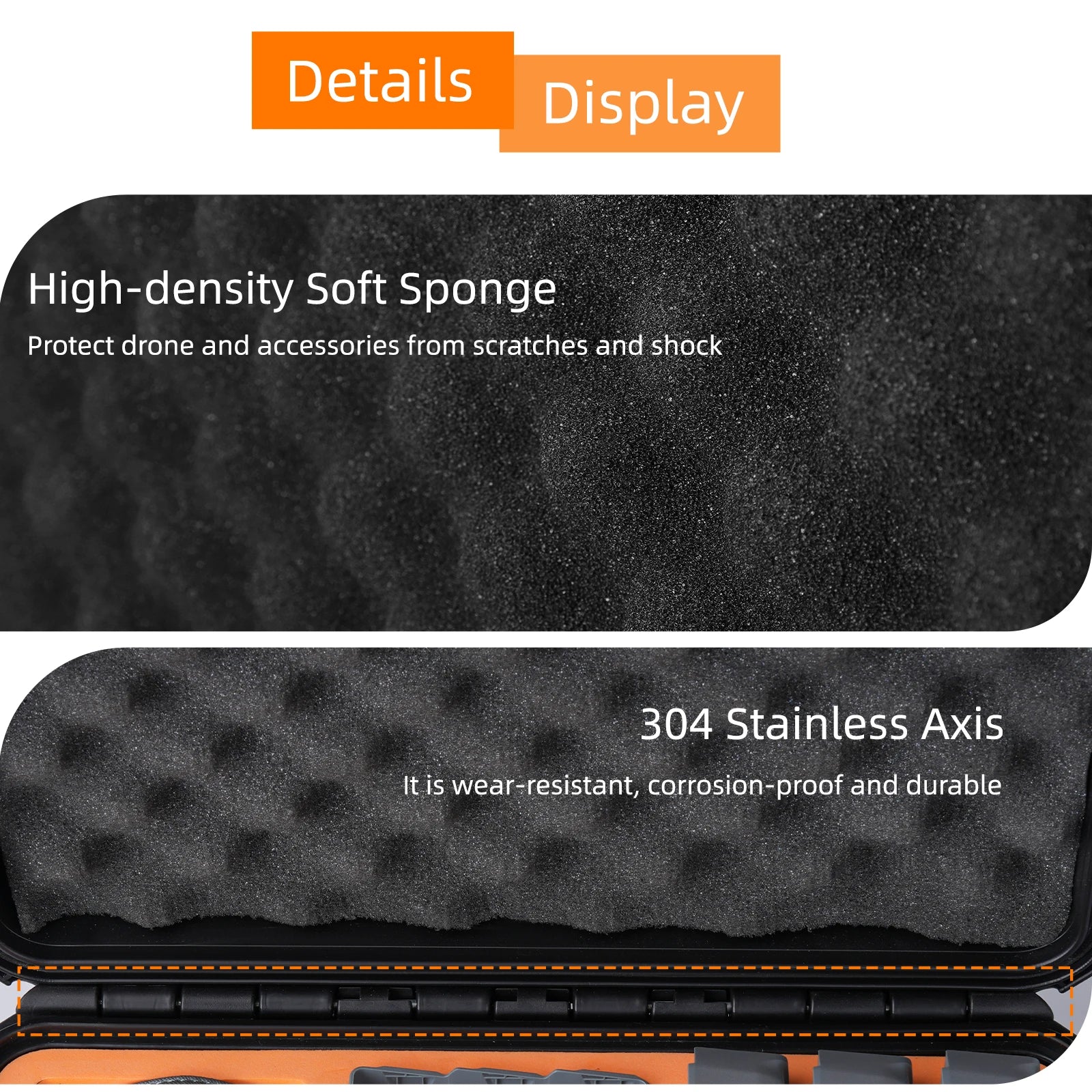 DJI Mini 5 Pro Carrying Case - Waterproof Hard Shell Black Tidesmit