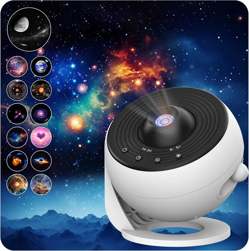 Galaxy Projector Night Light 360 Rotating LED Starry Lamp Tidesmit
