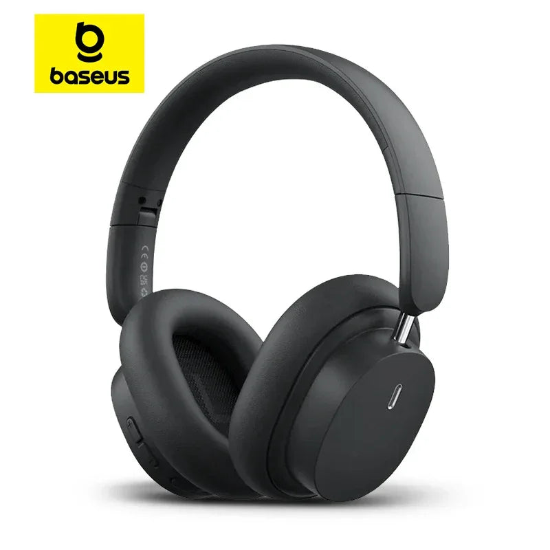 Tidesmit Wireless Bluetooth 5.3 Headphones with 3D Spatial Audio Black Tidesmit