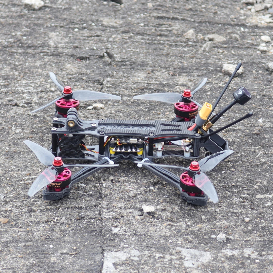 FPV Racing Drone 220mm RTF 4S Brushless Quadcopter Kit Tidesmit