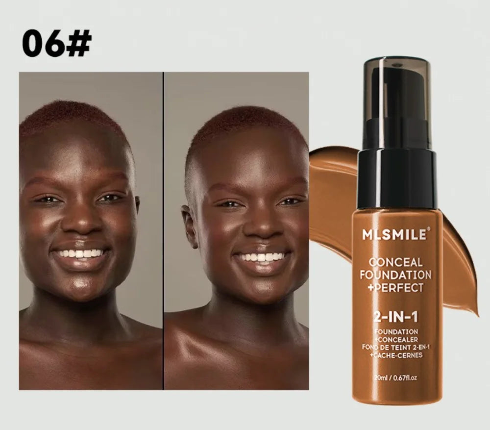 Tidesmit matte liquid foundation texture close-up featuring long-lasting oil control for a flawless face base