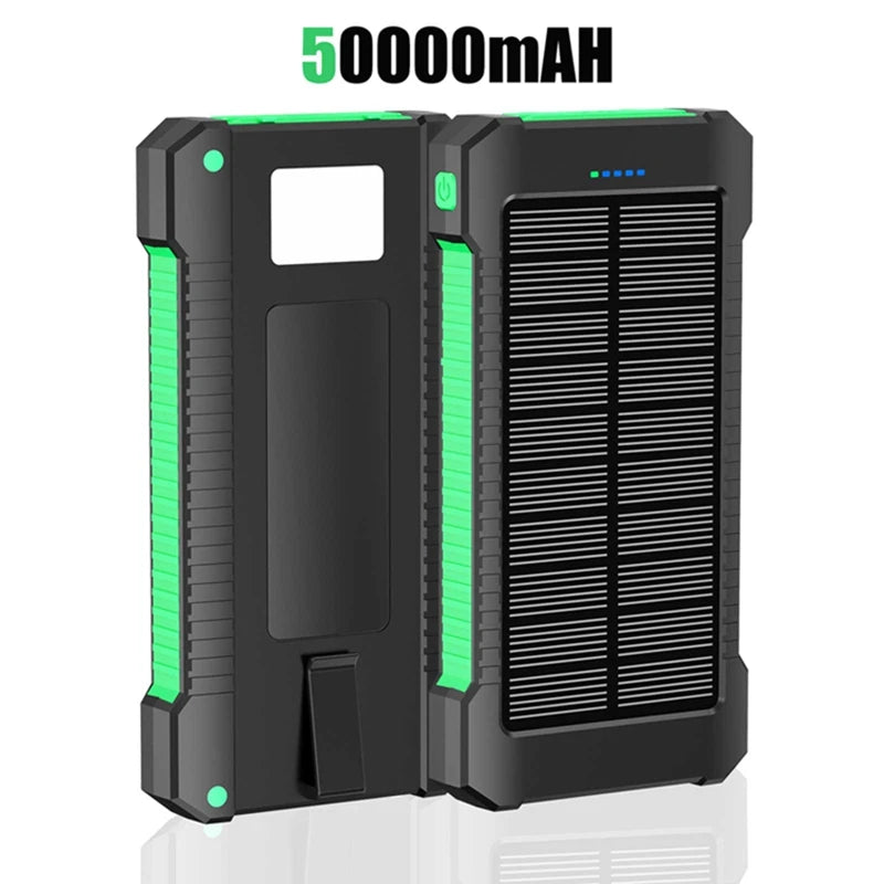50000mAh Portable Charger - Waterproof High Capacity Power Bank Green 50000mAh Tidesmit
